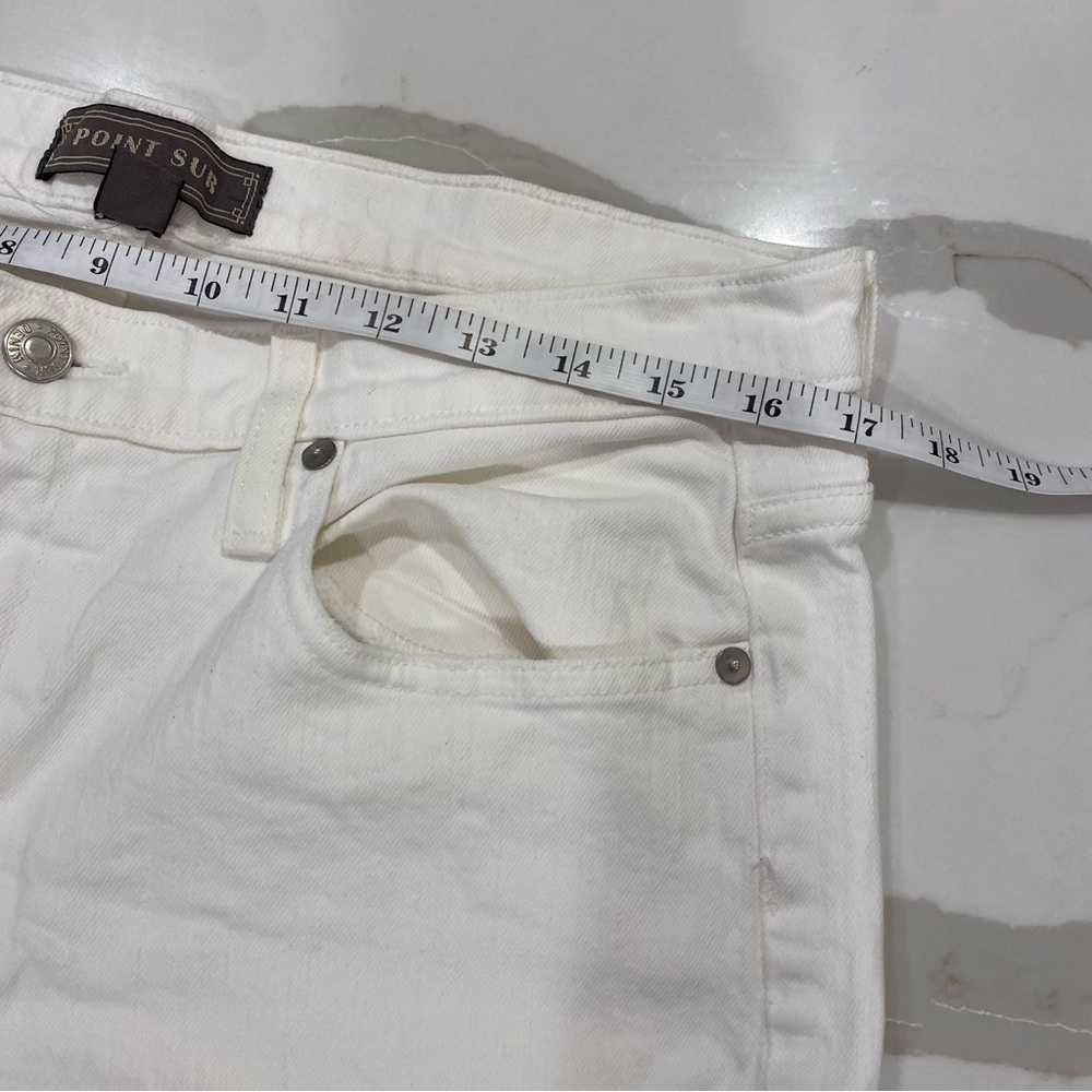 J.Crew Point Sur High rise slim boy White denim jeans - Picture 11 of 13